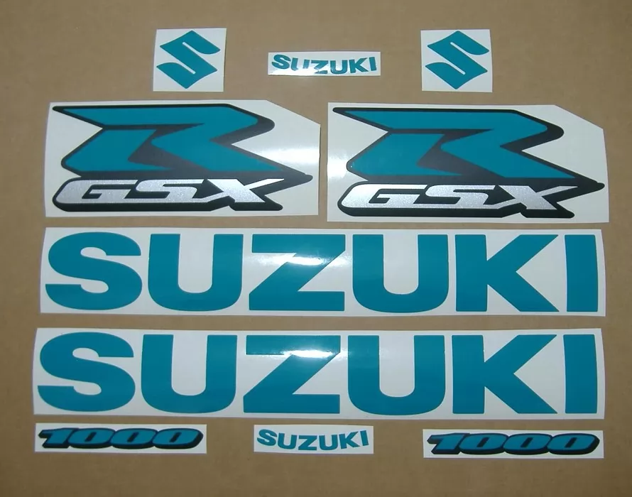 Suzuki Gixxer 1000 opal green customized adhesives