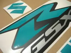 Suzuki GSX-R 1000 opal blue green graphics