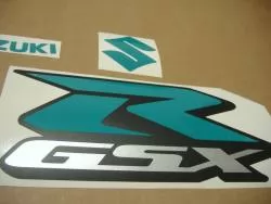 Suzuki Gixxer 1000 opal light bright green decals 