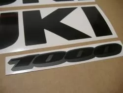 Suzuki GSXR 1000 stealth black graphics