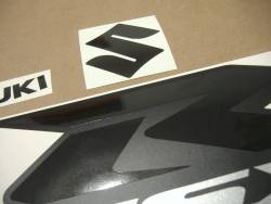 Suzuki GSXR 1000 stealth black graphics labels 