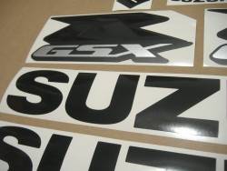 Suzuki Gixxer 1000 stealth black graphics decals 