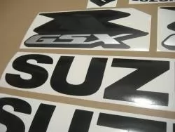Suzuki GSXR 750 stealth black SRAD decals kit