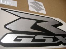 Suzuki GSX-R 1000 inox silver custom stickers