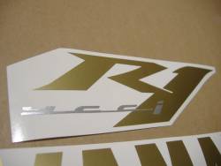 Yamaha R1 2009 14b black full decals kit