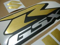 Suzuki GSX-R 1000 golden inox stickers kit