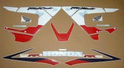 Honda CBR 929RR 2000 SC44 red blue adhesives