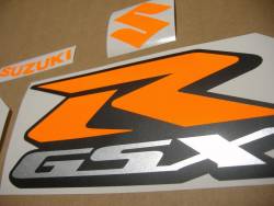 Suzuki GSXR 1000 fluo signal orange graphics