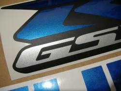 Suzuki GSXR 750 blue srad graphics