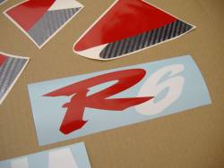 Yamaha YZF-R6 1999 5EB white logo graphics