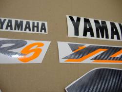 Yamaha R6 1999 5EB silver full decals kit