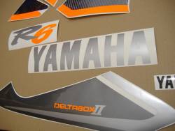 Yamaha R6 1999 5EB complete sticker kit