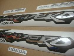 Honda Varadero 2000 black stickers set