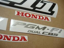 Honda X-Eleven CB1100SF 2000 blue stickers kit
