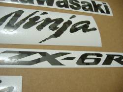 Kawasaki Ninja ZX6R pixilated camouflage stickers kit