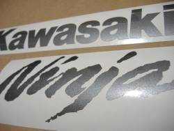 Kawasaki ZX-10R Ninja dark gray logo graphics