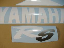 Yamaha YZF-R6 2002 RJ03 5EB logo emblems