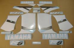 Yamaha R6 2002 RJ03 blue labels graphics