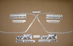 Honda VFR 750 RC24 1988 blue decals set