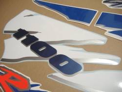 Suzuki GSX-R 1100w 1994 1995 white blue graphics 