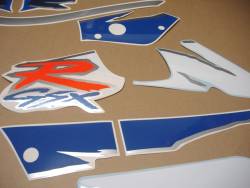 Suzuki GSX-R 1100 1995 white blue decal kit