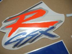 Suzuki GSXR 1100w 1995 white blue graphics set