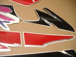 Suzuki GSX-R 1100 1995 red black stickers kit