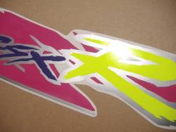 Suzuki GSXR 1100w 1995 black purple decal set