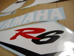 Yamaha YZF R6 2002 RJ03 red decal set