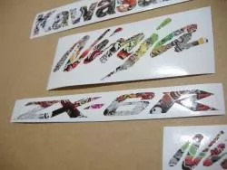 Kawasaki ZX6R 636 Ninja multicolor decals