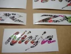 Kawasaki ZX6R 636 Ninja graffiti stickers kit