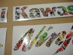 Kawasaki ZX10R 1000 stickerbomb logo emblems