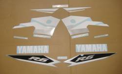 Yamaha YZF R6 2003 RJ05 blue decal set