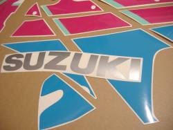 Suzuki GSXR 750N 1992 black pink version adhesives