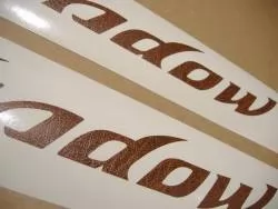 Honda VT Shadow leather imitation gas tank stickers