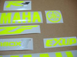 Yamaha R1 5jj 4xv signal yellow stickers set