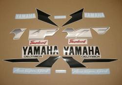 Yamaha YZF 600R 1998 red black adhesives