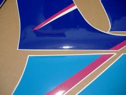 Suzuki GSX-R 750 WN 1992 white/blue adhesives