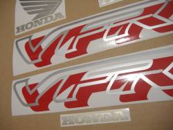 Honda VFR 750 1997 black reproduction stickers