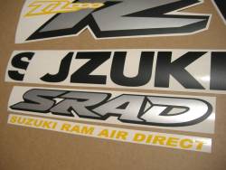 Suzuki TL1000R 1999 V-twin black reproduction stickers