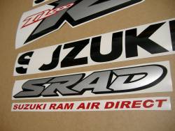 Suzuki TL1000R 2000 V-twin yellow logo graphics