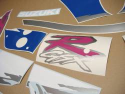 Suzuki GSXR 750WP 1993 blue/white decal set