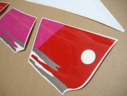 Suzuki GSXR 750 WP 1993 red restoration stickers