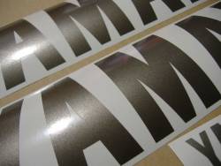 Yamaha R6 2004 RJ09 silver labels graphics