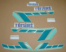 Yamaha Tenere 1993 black full sticker kit 