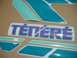 Yamaha Tenere 1993 black complete decal set