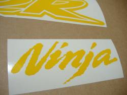 Kawasaki ZX12R Ninja duck medium yellow decals 