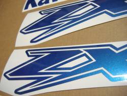 Kawasaki ZX-12R Ninja pearl blue stickers