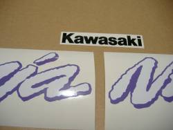 Kawasaki ZX-7R Ninja 1997-1998 red decals set