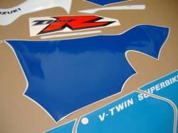 Suzuki TL1000R 1998 V-twin white/blue reproduction stickers